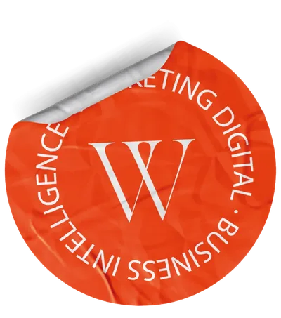 Sello gráfico de Wolfango, agencia de marketing digital en Santiago de Compostela